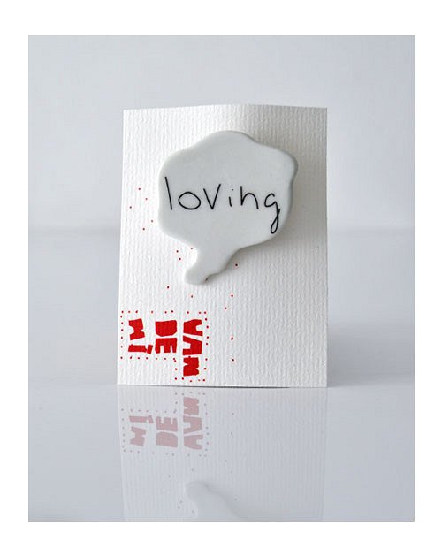 Komiksová bublina "loving" — foto 1