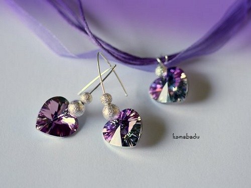 Sada srdce swarovski — foto 1