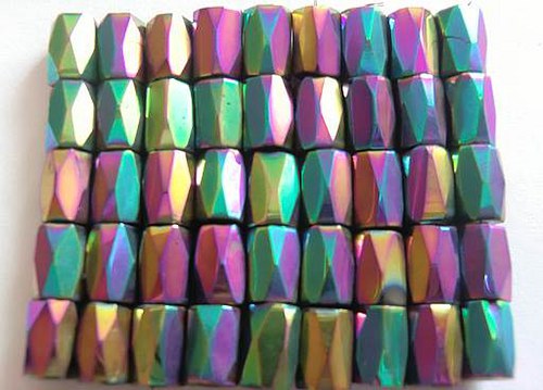 Magnetický hematit - 5x8mm - 5ks — foto 1