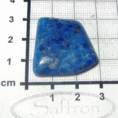 Lapis lazuli - nebarvený; Kabošon č.1 — foto 1