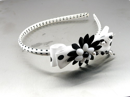 Čelenka : Marguarita black dotted " — foto 1