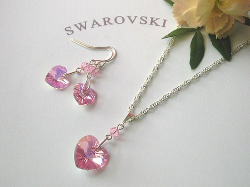 Swarovski sada Light Rose AB...SLEVA — foto 1