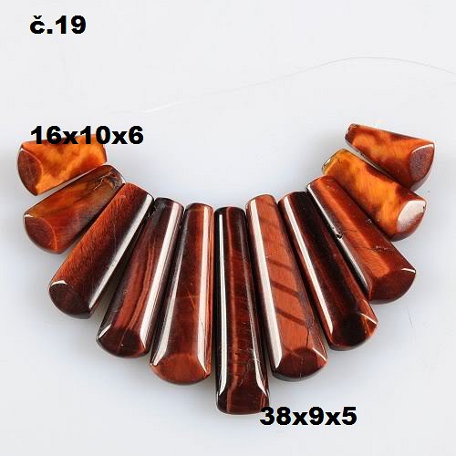 Set minerálů- býčí oko — foto 1