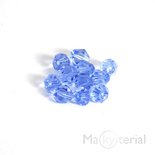 Sluníčka Swarovski modrá 4mm - 15 ks — foto 1