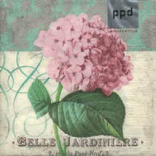 Ubrousek, motiv "Belle Hydrangea" — foto 1