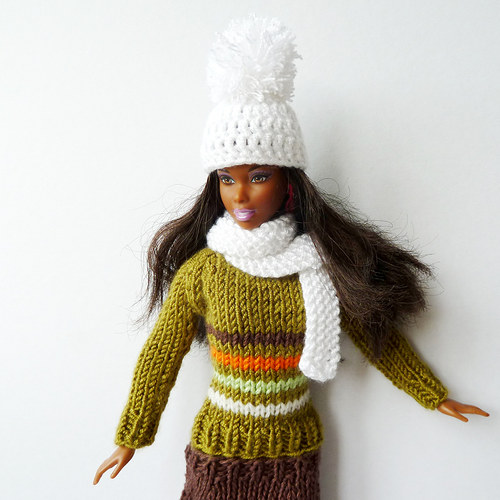 OLIVE svetr pro Barbie — foto 1
