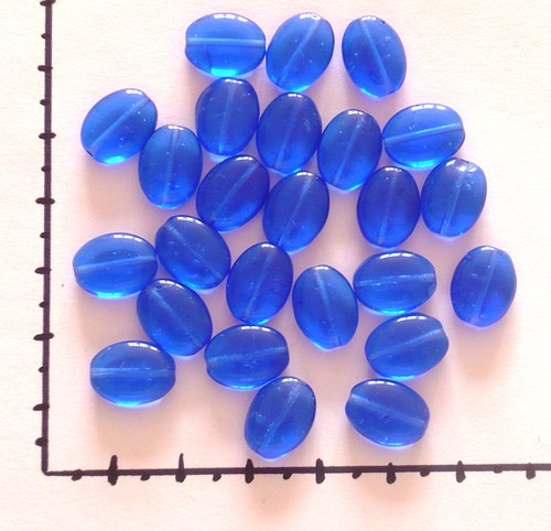 Oválky ploché modré, 20g — foto 1
