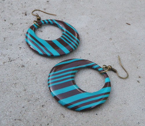 Choco'n'turquoise stripes — foto 1
