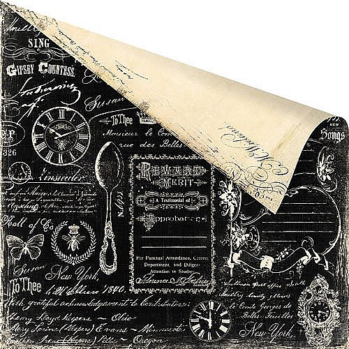Prima - PRINTERY "Negative" - scrapbook. čtvrtka — foto 1