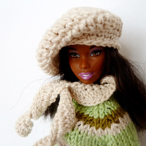 CREAM baret a šála pro Barbie — foto 1