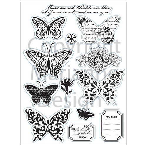 Eline´s - silikonová razítka BUTTERFLIES — foto 1