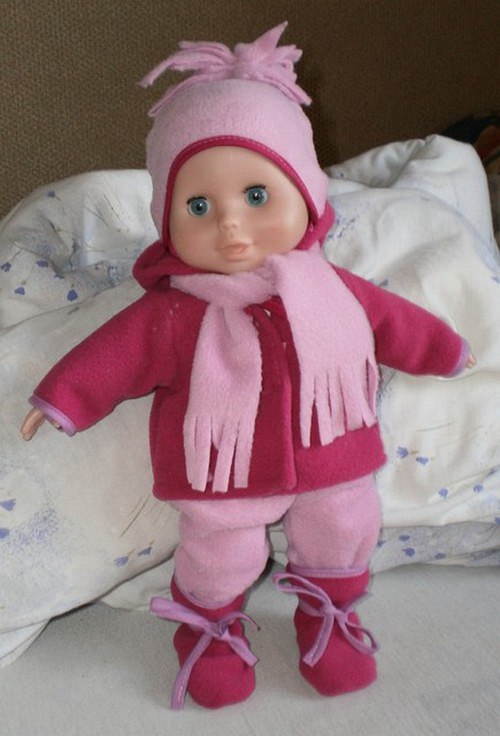 Zimní set pro panenku — foto 1