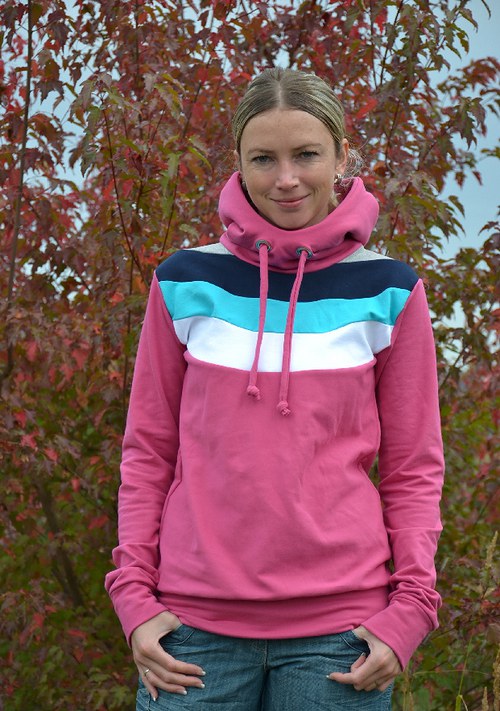 Růžová mikina — foto 1