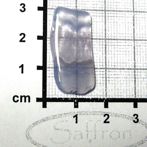 R Modrý chalcedon , placák z Malawi č.06 — foto 1