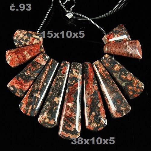 Set minerálů- Leopardí jaspis — foto 1