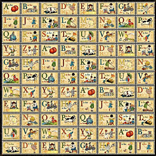 Graphic 45 - ABC PRIMER "Grammar School" — foto 1