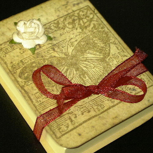Post It bloček ve vintage stylu do kabelky — foto 1
