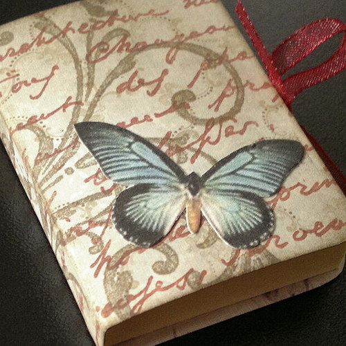 Post It bloček ve vintage stylu do kabelky — foto 1