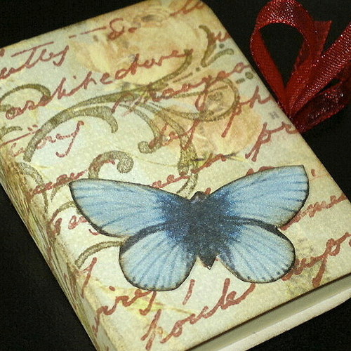 Post It bloček ve vintage stylu do kabelky — foto 1