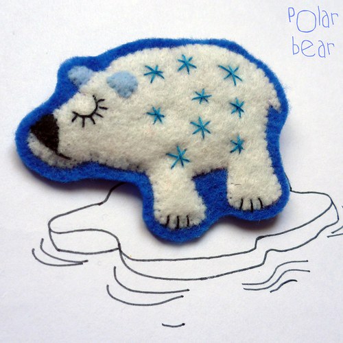 Brož Polar bear — foto 1