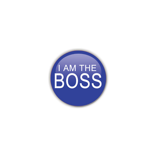 Placka I am the BOSS 1ks — foto 1