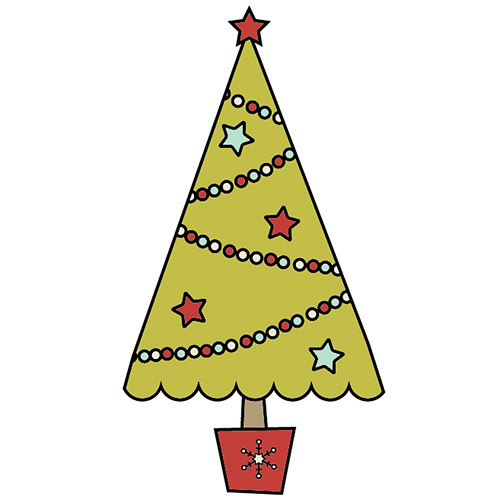 Imaginisce - silikonová razítka CHRISMAS TREE — foto 1