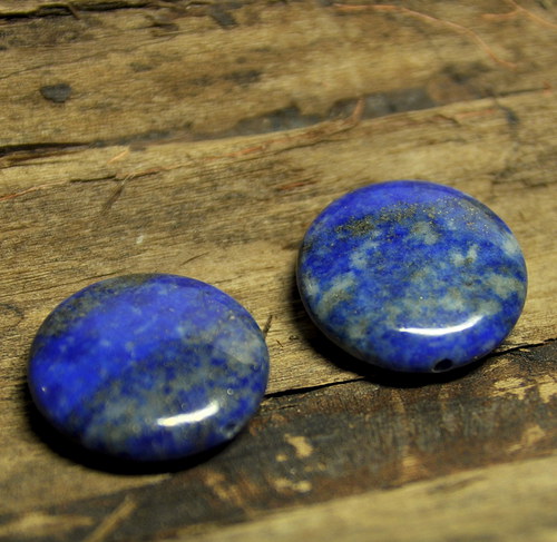 LA220 Lapis lazuli disk 20 mm — foto 1