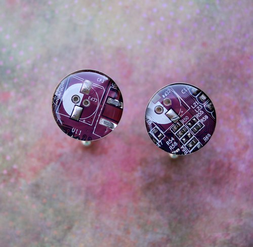 IT manžetové knoflíčky /violet/ — foto 1