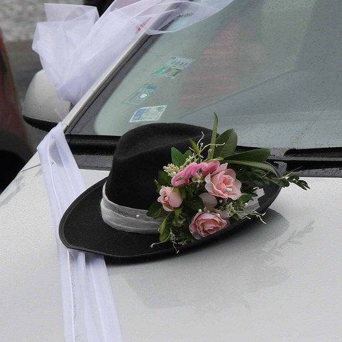 Autodekorace pro ženicha(klobouk) — foto 1