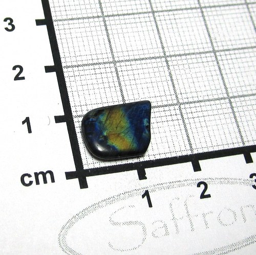 Černý labradorit -spektrolit č.27 — foto 1