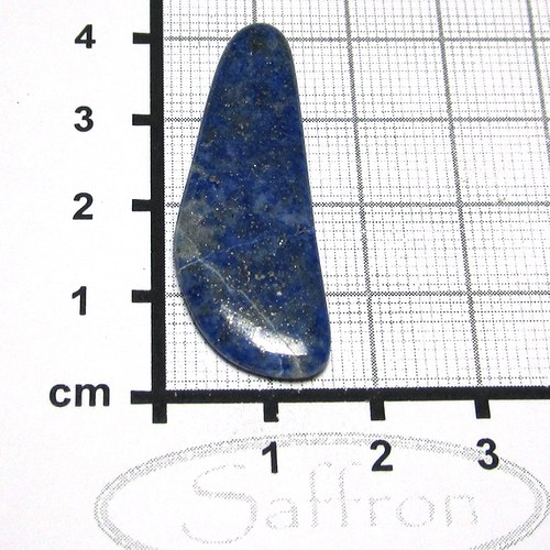 Lapis lazuli - nebarvený, kabošon č.03 — foto 1
