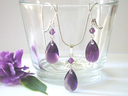 Swarovski sada Amethyst blend — foto 1