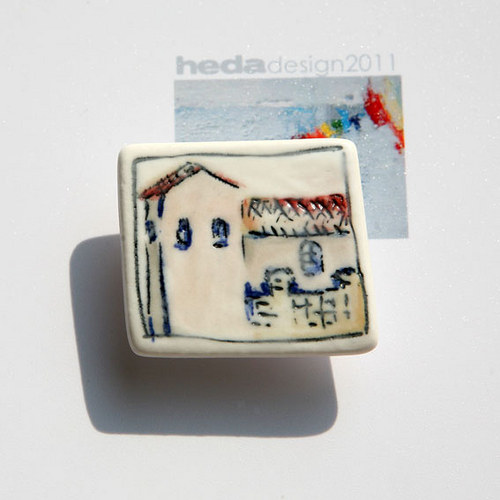 Můj dům I (porcelánová brož) — foto 1