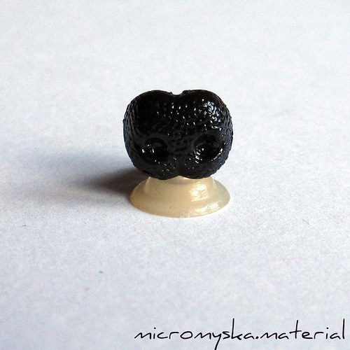 Bezpečnostní nos - černý, 15x10 mm — foto 1