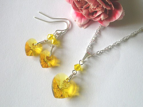 Swarovski sada Sunflower...od sluníčka...SLEVA — foto 1