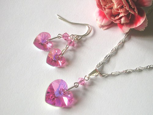 Swarovski sada Rose AB...SLEVA — foto 1