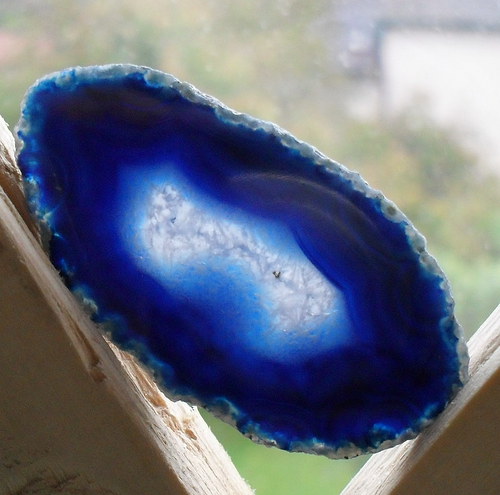 Achátový plátek 48x27x3mm — foto 1