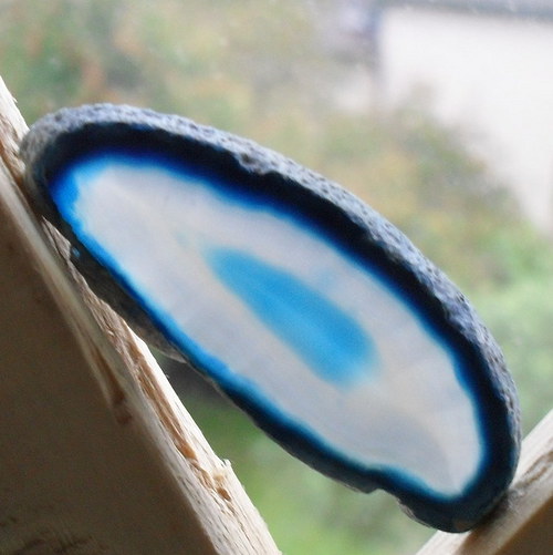 Achátový plátek 45x18x3mm — foto 1