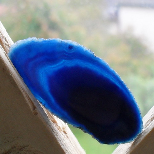 Achátový plátek 42x21x3mm — foto 1