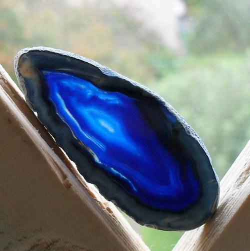 Achátový plátek 45x20x3mm — foto 1