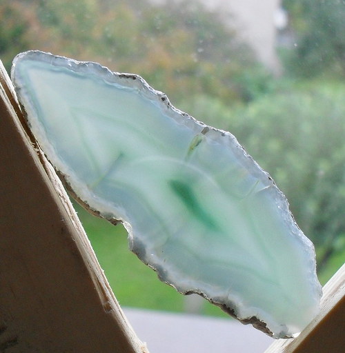 Achátový plátek 68x25x4mm — foto 1