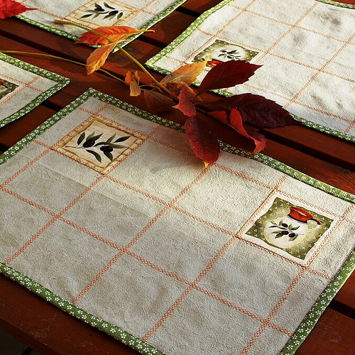 Olivové prostírání, varianta 1 — foto 1