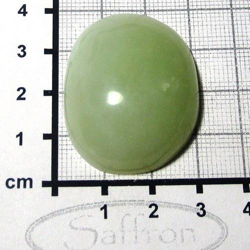 Jadeitový serpentinit - nepravidelný kabošon č.3 — foto 1