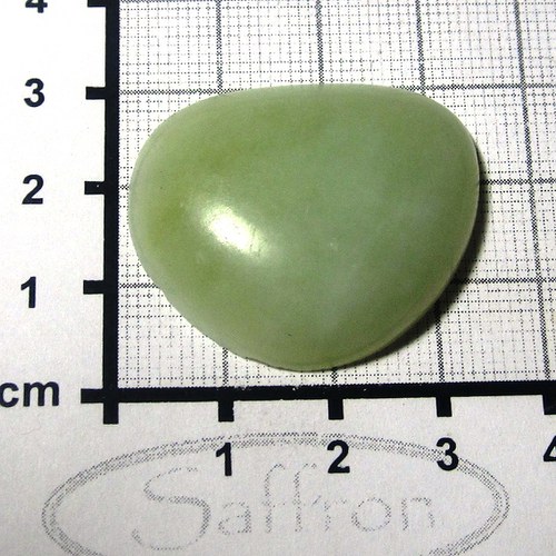 Jadeitový serpentinit - nepravidelný kabošon č.4 — foto 1