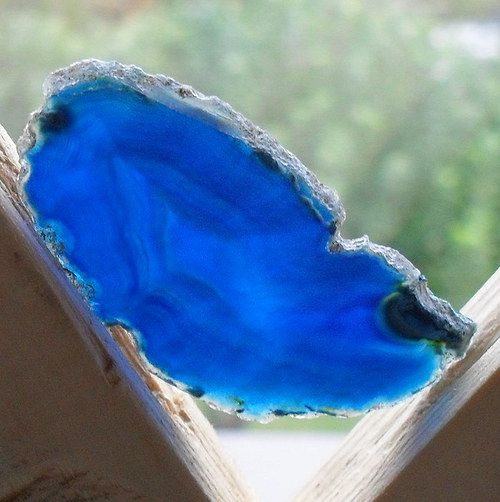 Achátový plátek 45x24x3mm — foto 1
