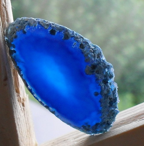 Achátový plátek 42x25x3mm — foto 1