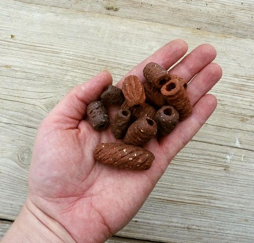 Keramické korálky - mix - velké balení — foto 1