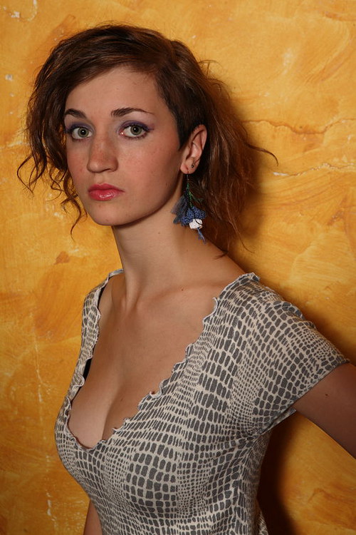 Náušnice modré — foto 1