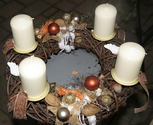 Věnec s andělskými křídélky — foto 1
