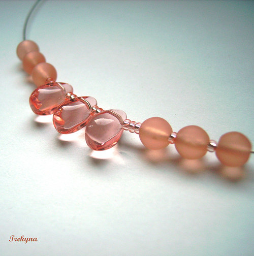 Náhrdelník Růžová rosa — foto 1